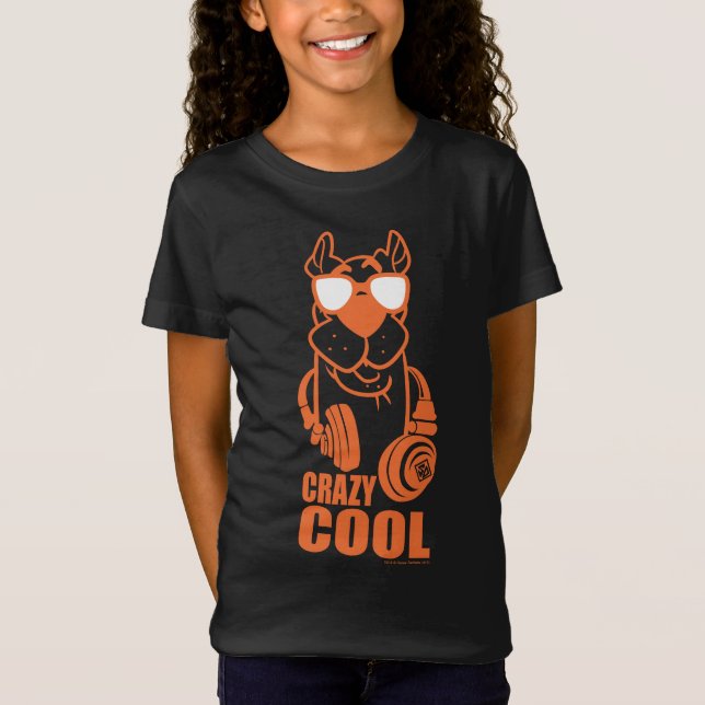 Scooby-Doo "Crazy Coola", hörlursgrafik T Shirt (Framsida)