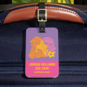 Scooby-Doo Daphne Flower Porträtt Bagagebricka