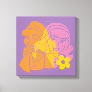 Scooby-Doo Daphne Flower Porträtt Canvastryck