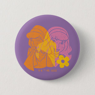 Scooby-Doo Daphne Flower Porträtt Knapp