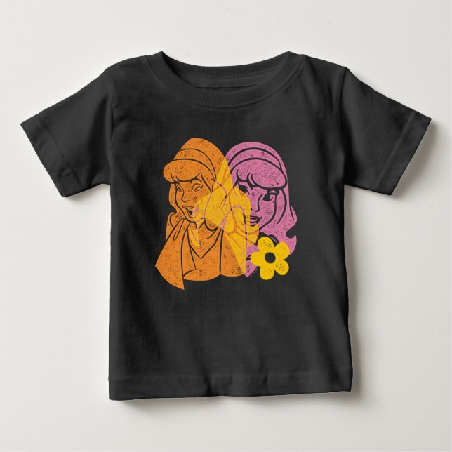 Scooby-Doo | Daphne Flower Porträtt T Shirt (Framsida)