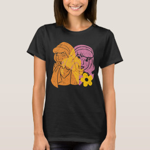 Scooby-Doo Daphne Flower Porträtt T Shirt