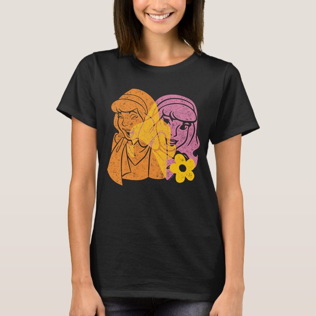 Scooby-Doo | Daphne Flower Porträtt T Shirt (Framsida)