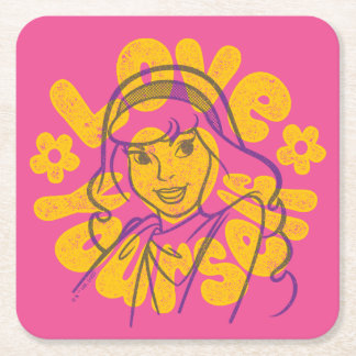 Scooby-Doo | Daphne Kärlek Yourself Underlägg Papper Kvadrat