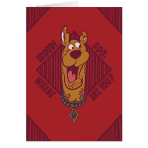 Scooby-Doo där är du stamgrafik Hälsningskort