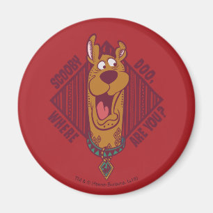 Scooby-Doo där är du stamgrafik Magnet