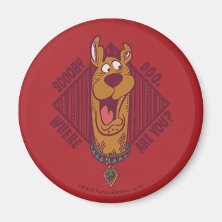 Scooby-Doo där är du stamgrafik Magnet