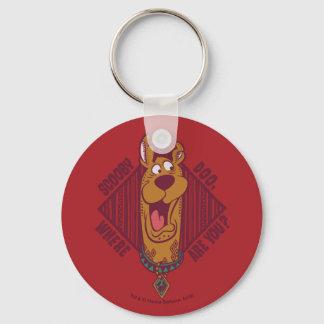 Scooby-Doo där är du stamgrafik Nyckelring