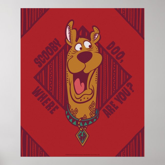 Scooby-Doo där är du stamgrafik Poster (Framsidan)