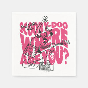 Scooby-Doo där är du Sunk Guitar Riff Pappersservett