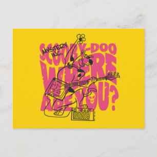 Scooby-Doo där är du Sunk Guitar Riff Vykort