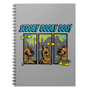 Scooby-Doo där är du Tecknad Panels Anteckningsbok