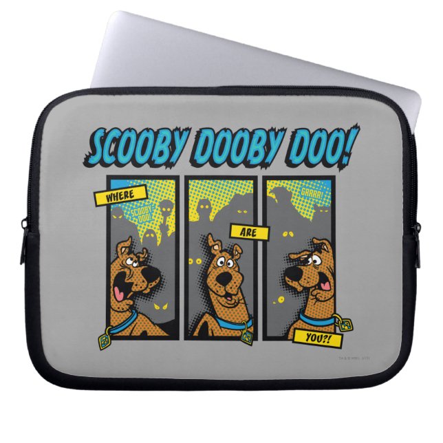 Scooby-Doo där är du Tecknad Panels Laptop Sleeve (Framsidan)