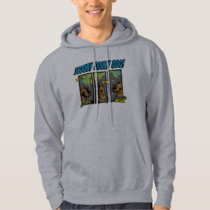 Scooby-Doo där är du Tecknad Panels Sweatshirt Med Luva