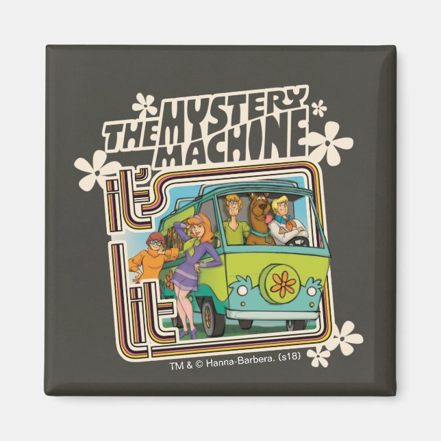 Scooby-Doo | "Det är Lit" Myasty Maskin Graphic Magnet (Framsidan)