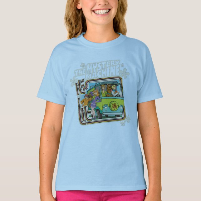 Scooby-Doo | "Det är Lit" Myasty Maskin Graphic Tee Shirt (Framsida)