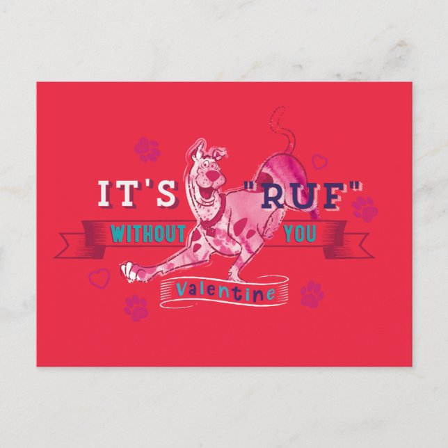 Scooby-Doo - det är Ruf utan dig Helg Vykort (Framsida)