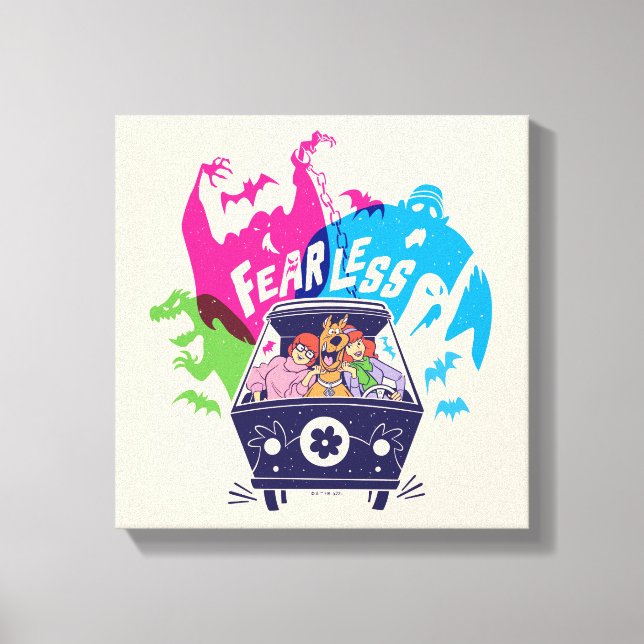 Scooby-Doo | Det fruktlösa mysteriet Maskin Canvastryck (Framsida)