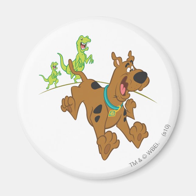 Scooby-Doo Dinosaur Escape Magnet (Framsidan)