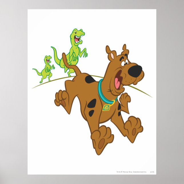 Scooby-Doo Dinosaur Escape Poster (Framsidan)