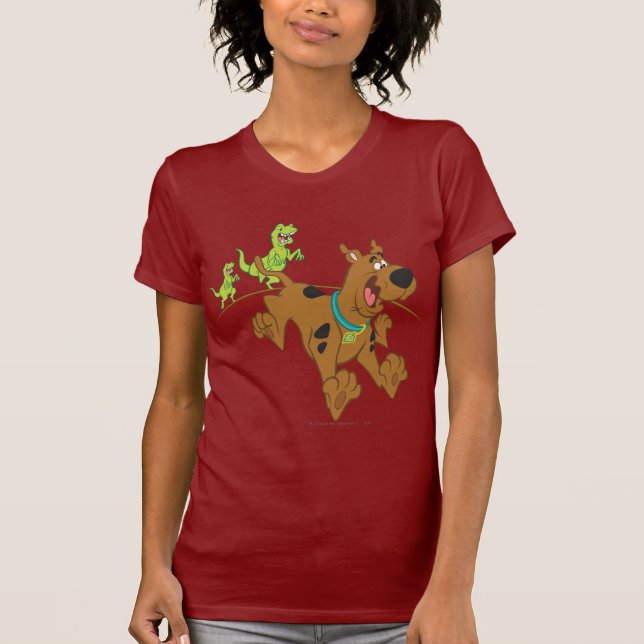 Scooby-Doo Dinosaur Escape T Shirt (Framsida)