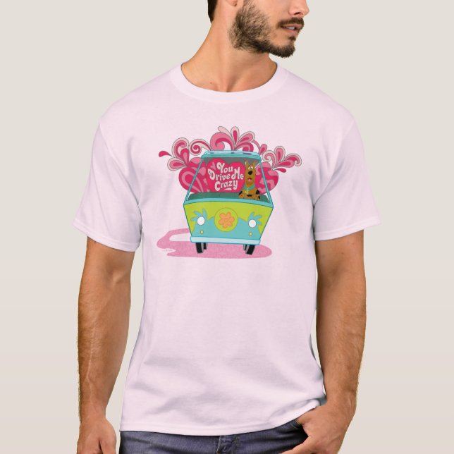 Scooby-Doo - du kör mig Crazy T Shirt (Framsida)