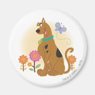 Scooby-Doo efter fjäril Magnet