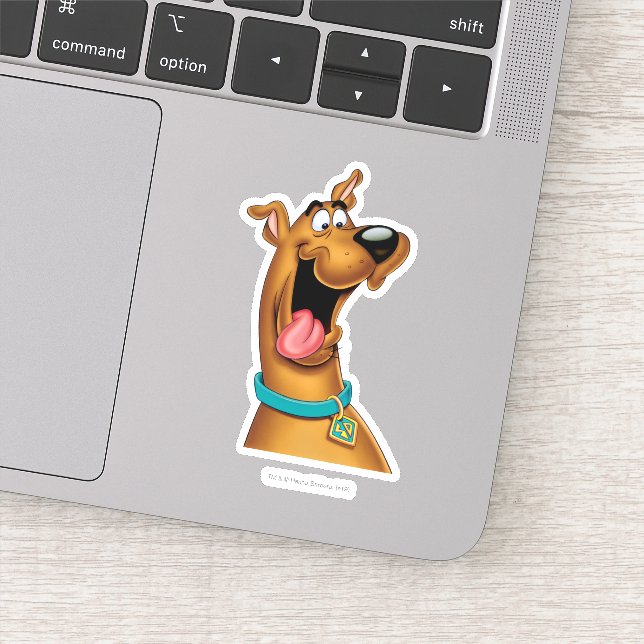 Scooby-Doo Excited Ansikte Klistermärken (Detalj)