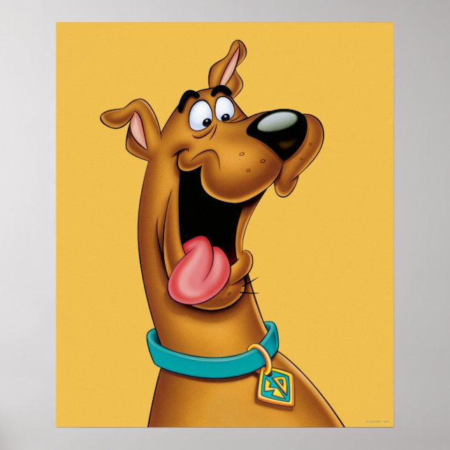 Scooby-Doo Excited Ansikte Poster (Framsidan)