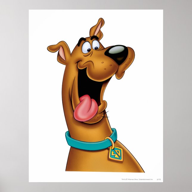 Scooby-Doo Excited Ansikte Poster (Framsidan)