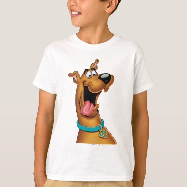 Scooby-Doo Excited Ansikte T Shirt (Framsida)