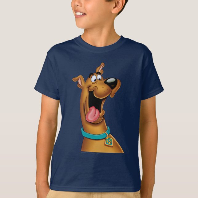 Scooby-Doo Excited Ansikte Tee (Framsida)