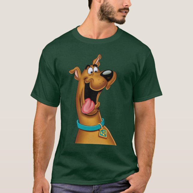 Scooby-Doo Excited Ansikte Tee Shirt (Framsida)