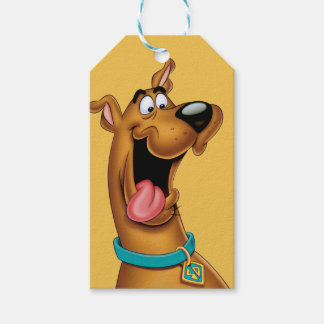 Scooby-Doo Excited Face Presentetikett