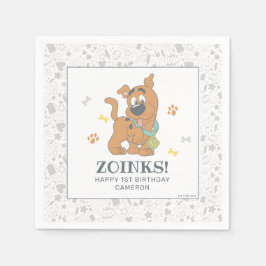 Scooby-Doo First Birthday Pappersservett