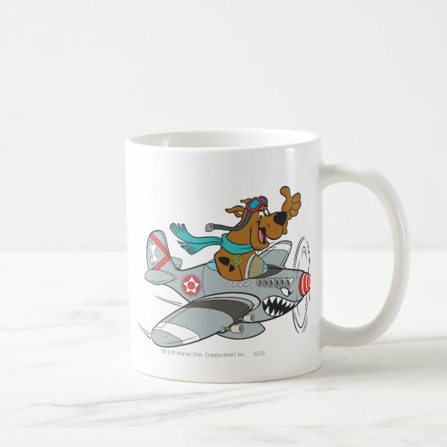 Scooby-Doo Flies Flygplan Kaffemugg (Höger)