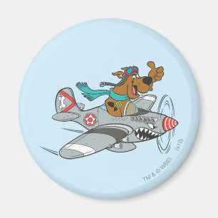 Scooby-Doo Flies Flygplan Magnet
