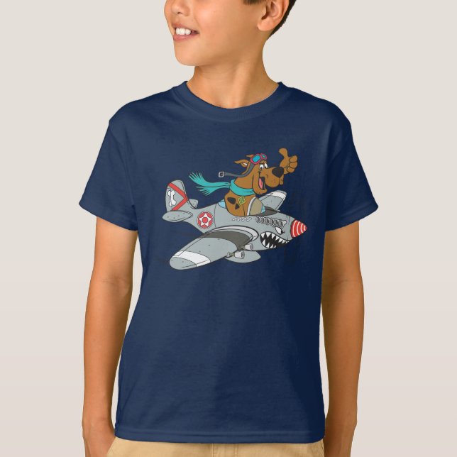 Scooby-Doo Flies Flygplan T-shirt (Framsida)