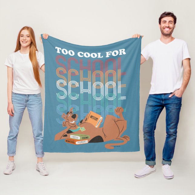 Scooby-Doo för Coola till skolan Fleecefilt (På plats)