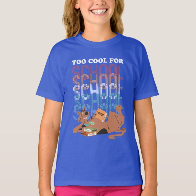 Scooby-Doo för Coola till skolan T Shirt (Framsida)