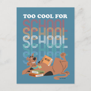 Scooby-Doo för Coola till skolan Vykort