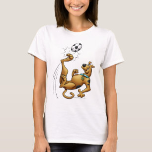 Scooby-Doo fotbollfast utgift sparkar airbrushen Tee