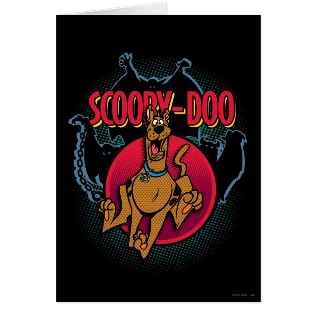 Scooby-Doo från Spöken Graphic Hälsningskort (Framsidan)