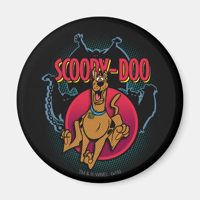 Scooby-Doo från Spöken Graphic Magnet (Framsidan)