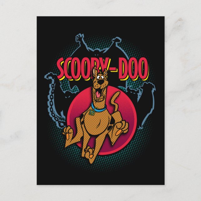 Scooby-Doo från Spöken Graphic Vykort (Framsida)