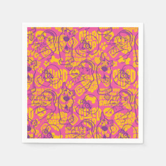Scooby-Doo | Funky Flower Mönster Pappersservett