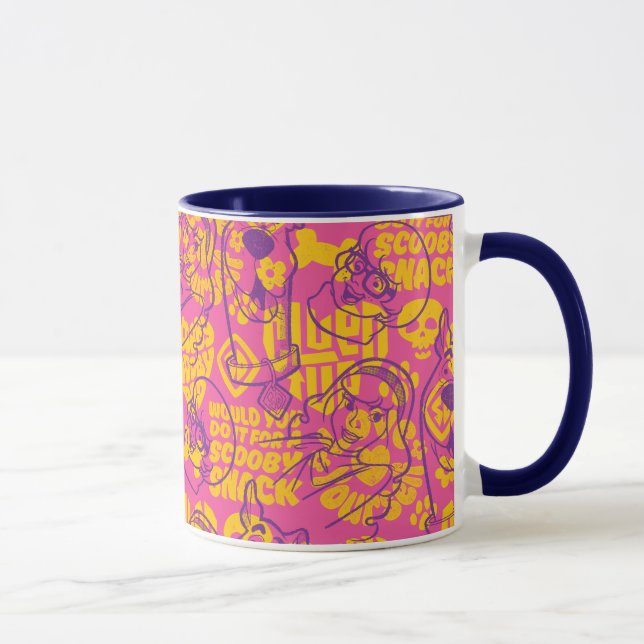 Scooby-Doo | Funky Flower Pattern Mugg (Höger)