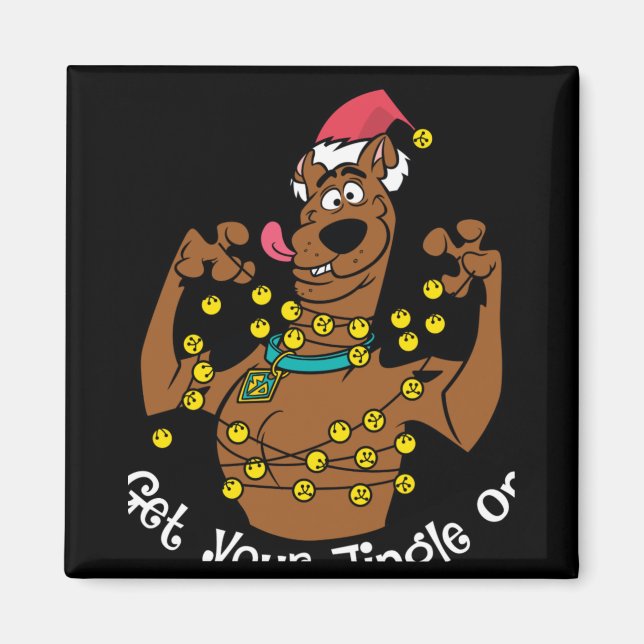 Scooby Doo Get Your Jingle On T Shirt  Magnet (Framsidan)