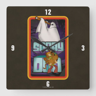 Scooby-Doo | Ghost Tittar för Shaggy & Scooby Fyrkantig Klocka