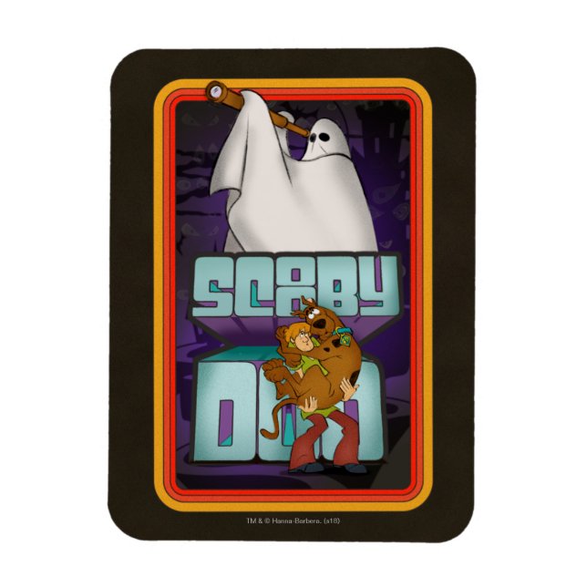 Scooby-Doo | Ghost Tittar för Shaggy & Scooby Magnet (Vertikal)